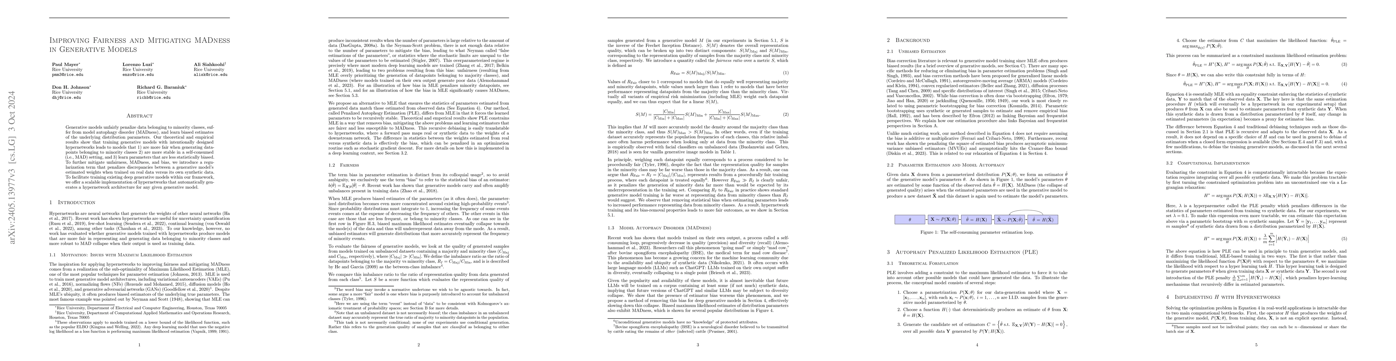 Thumbnail for Removing Bias from Maximum Likelihood Estimation with Model Autophagy