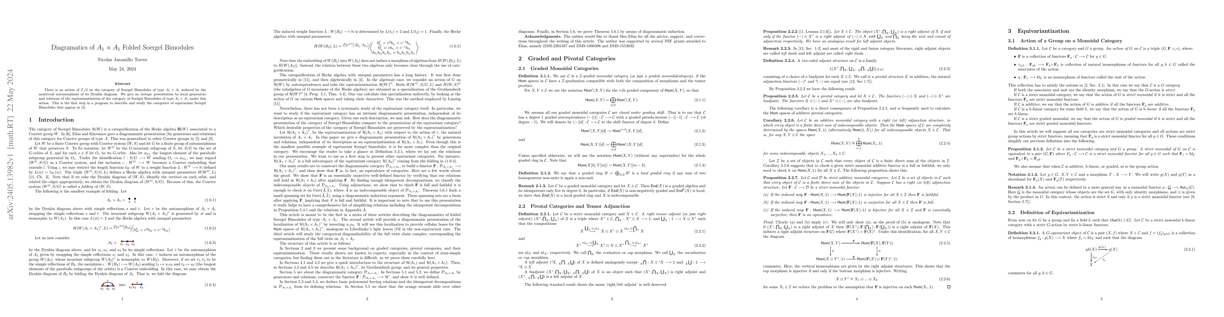 Thumbnail for Diagramatics of $A_1 \times A_1$ Folded Soergel Bimodules