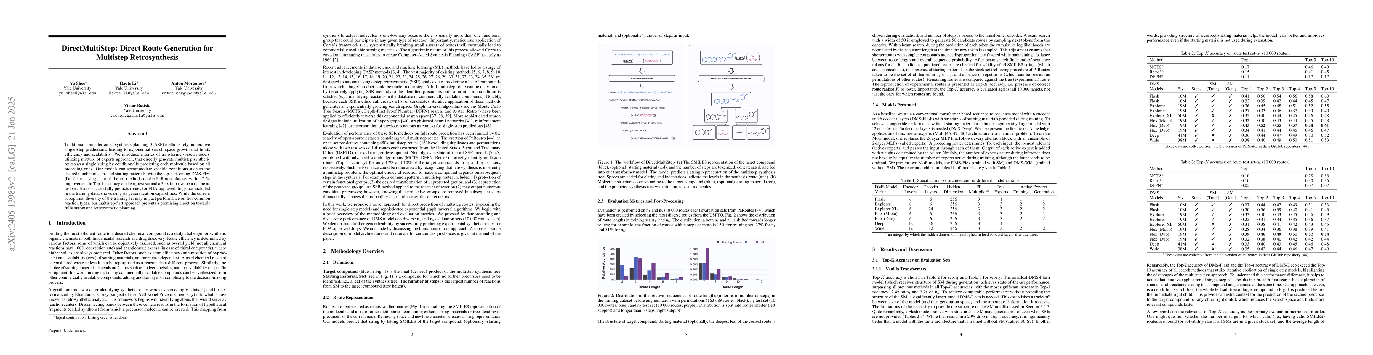 Thumbnail for DirectMultiStep: Direct Route Generation for Multi-Step Retrosynthesis