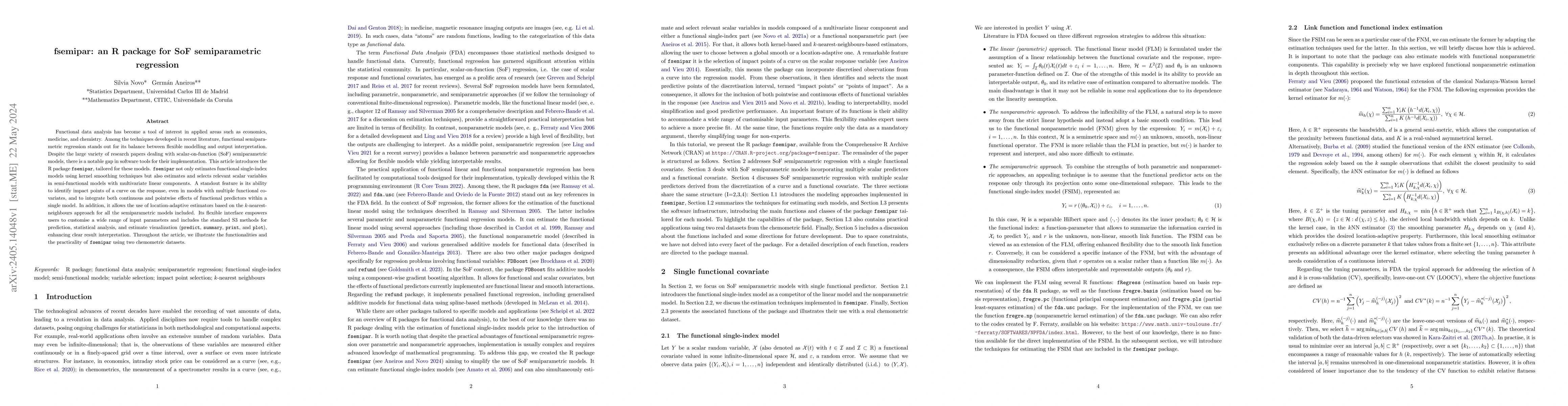 Thumbnail for fsemipar: an R package for SoF semiparametric regression