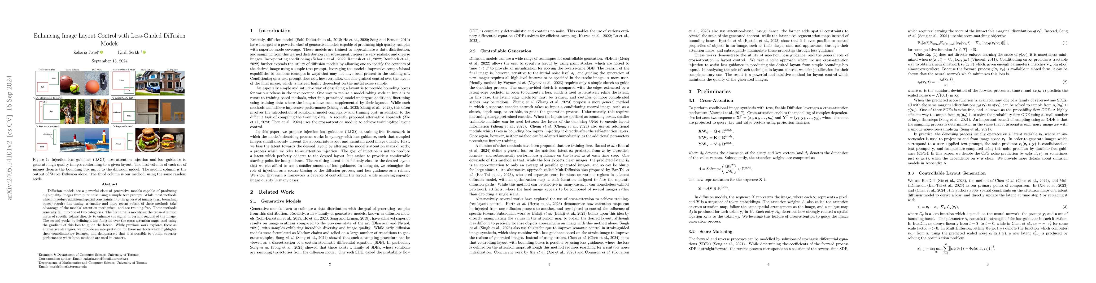 Thumbnail for Enhancing Image Layout Control with Loss-Guided Diffusion Models