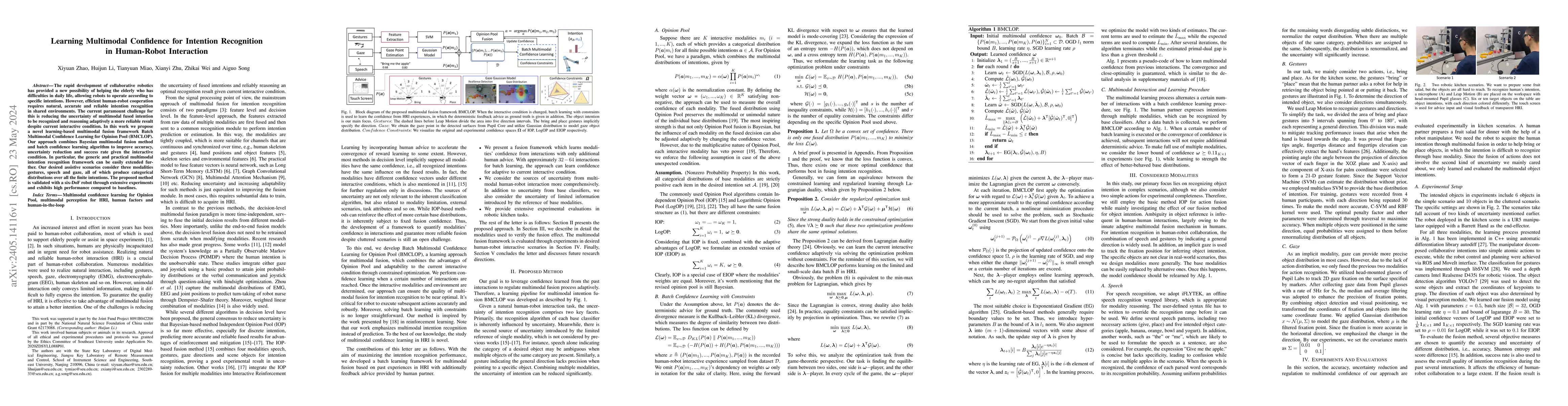 Thumbnail for Learning Multimodal Confidence for Intention Recognition in Human-Robot
  Interaction