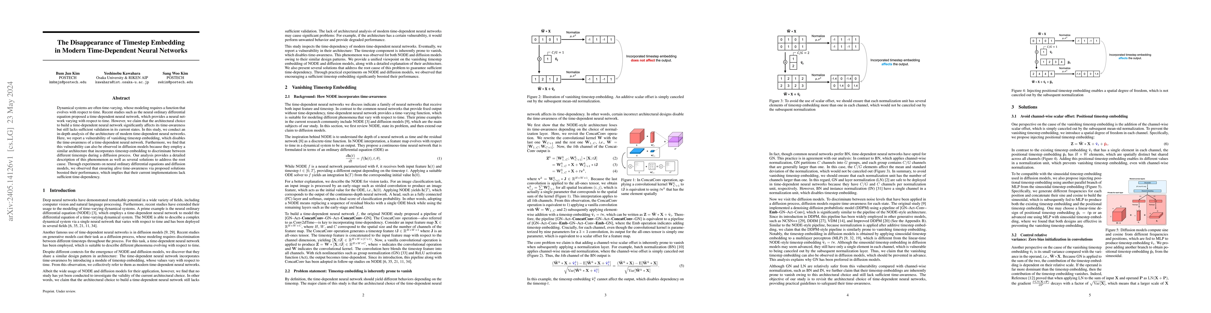 Thumbnail for The Disappearance of Timestep Embedding in Modern Time-Dependent Neural
  Networks