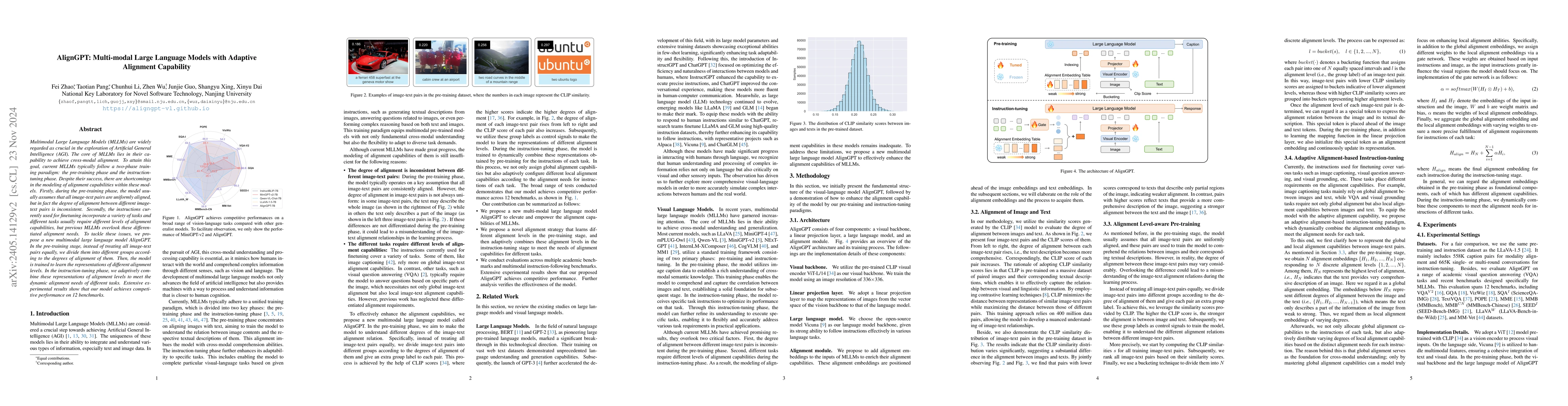 Thumbnail for AlignGPT: Multi-modal Large Language Models with Adaptive Alignment
  Capability