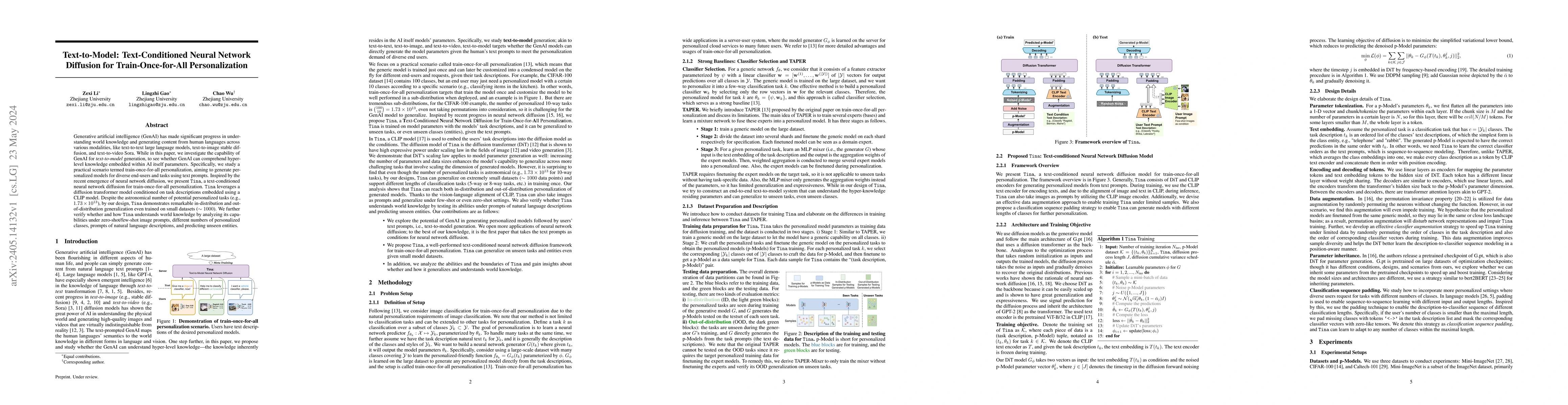 Thumbnail for Text-to-Model: Text-Conditioned Neural Network Diffusion for
  Train-Once-for-All Personalization