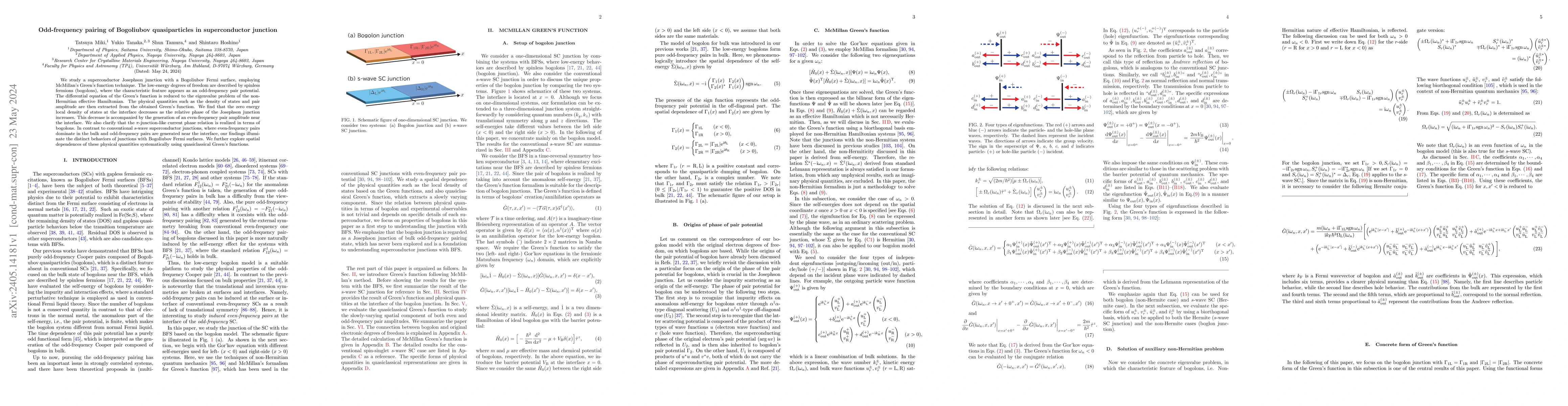 Thumbnail for Odd-frequency pairing of Bogoliubov quasiparticles in superconductor
  junction