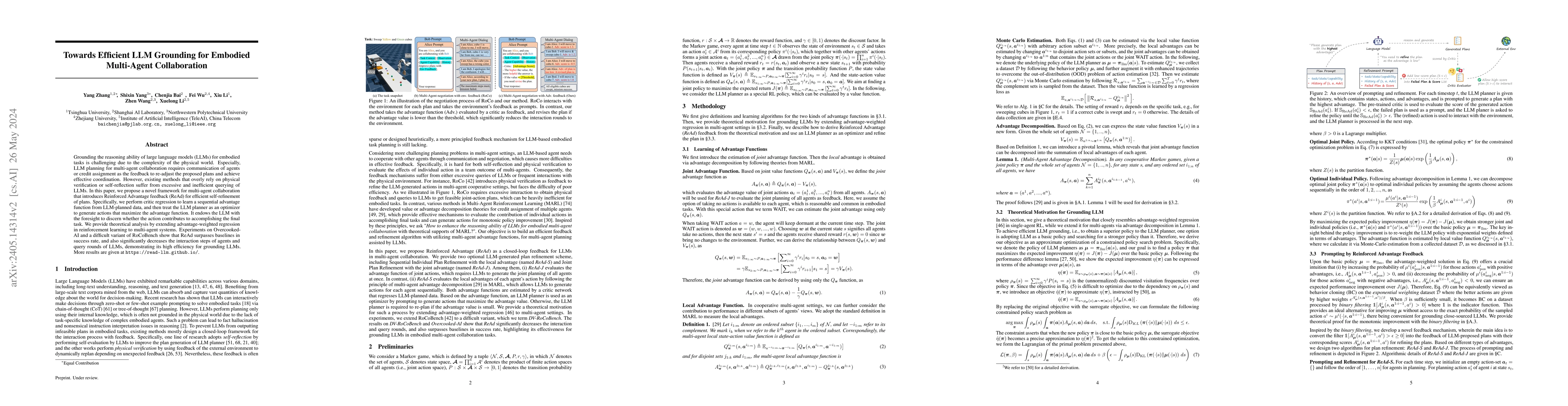 Thumbnail for Towards Efficient LLM Grounding for Embodied Multi-Agent Collaboration