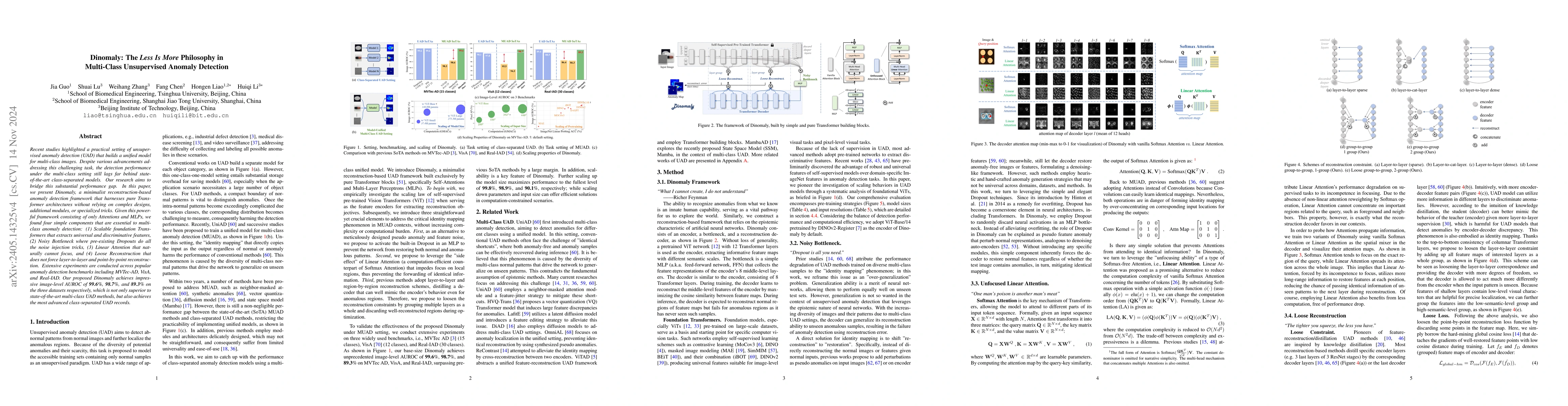 Thumbnail for Dinomaly: The Less Is More Philosophy in Multi-Class Unsupervised
  Anomaly Detection
