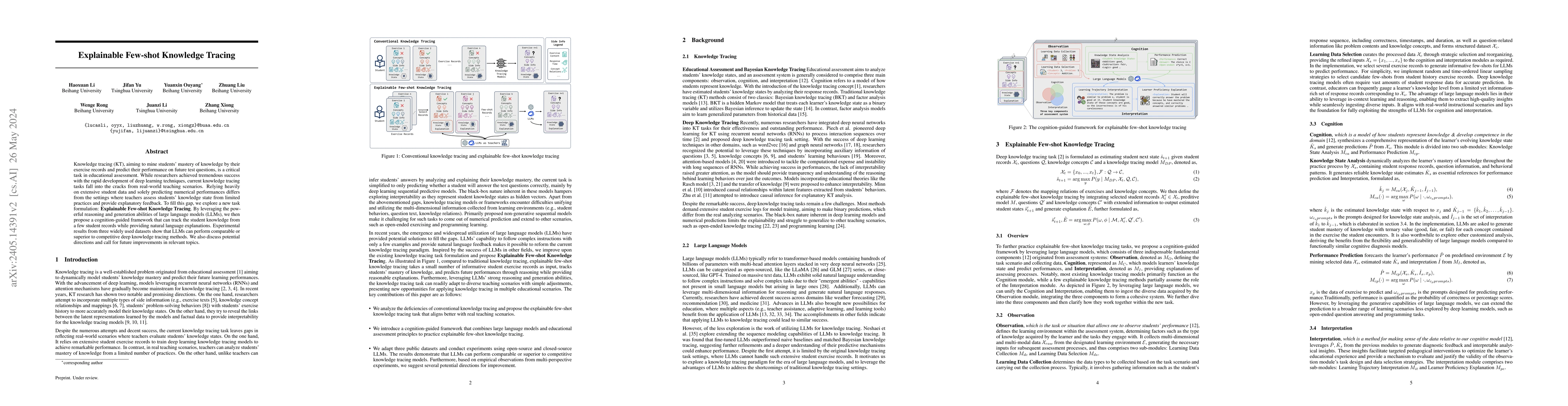 Thumbnail for Explainable Few-shot Knowledge Tracing