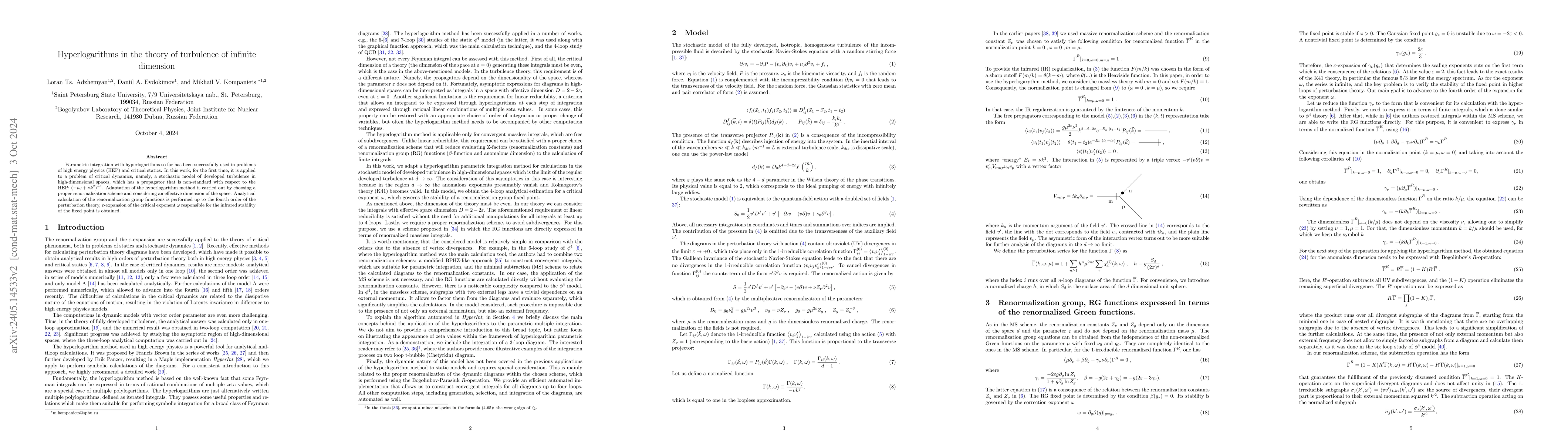Thumbnail for Hyperlogarithms in the theory of turbulence of infinite dimension