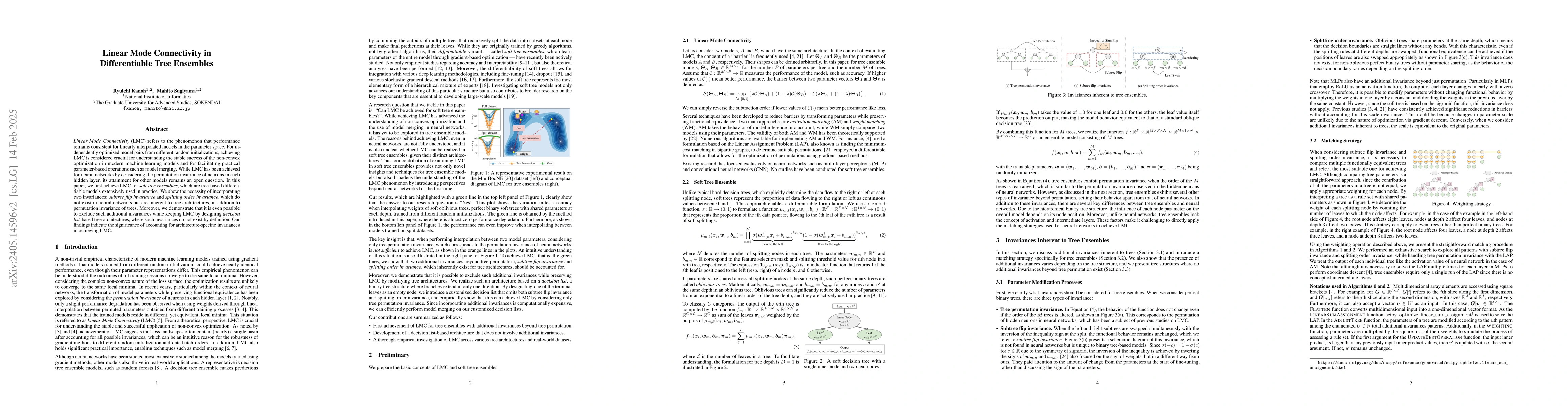 Thumbnail for Linear Mode Connectivity in Differentiable Tree Ensembles