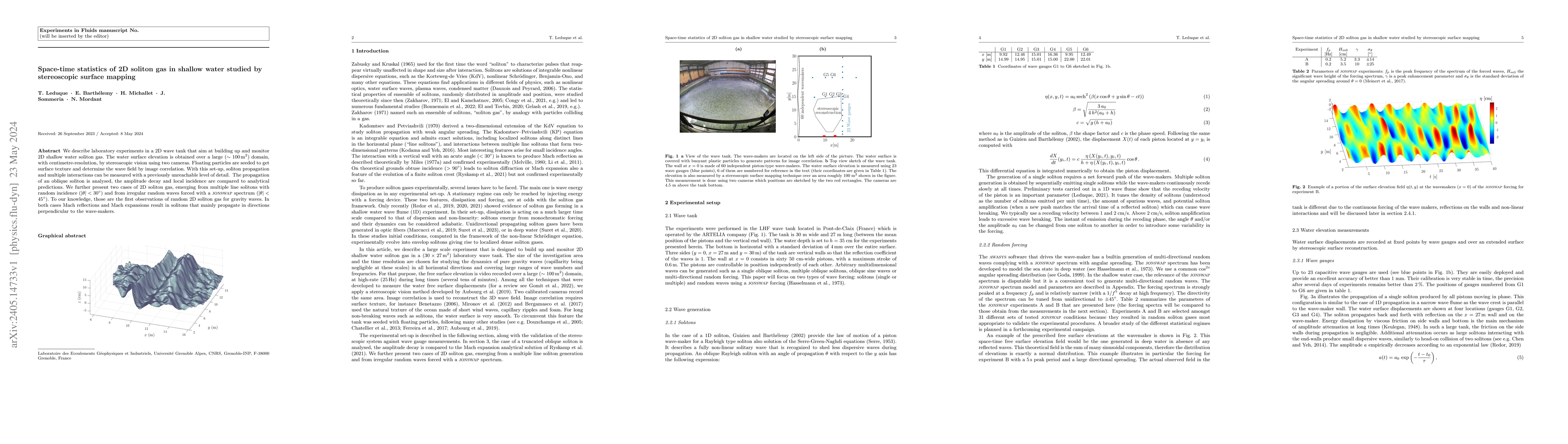 Thumbnail for Space-time statistics of 2D soliton gas in shallow water studied by
  stereoscopic surface mapping