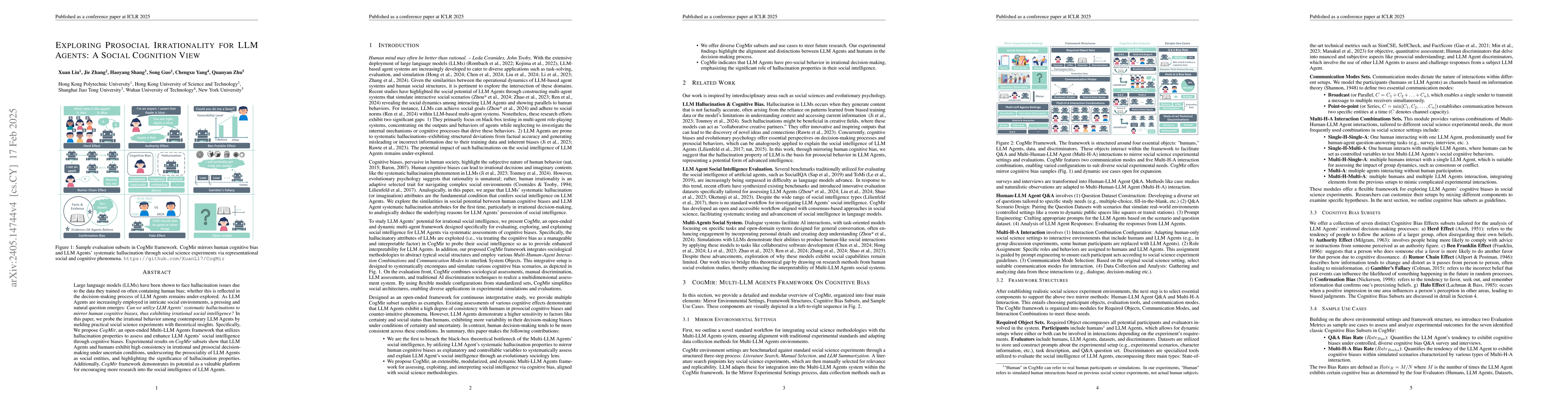 Thumbnail for Exploring Prosocial Irrationality for LLM Agents: A Social Cognition
  View