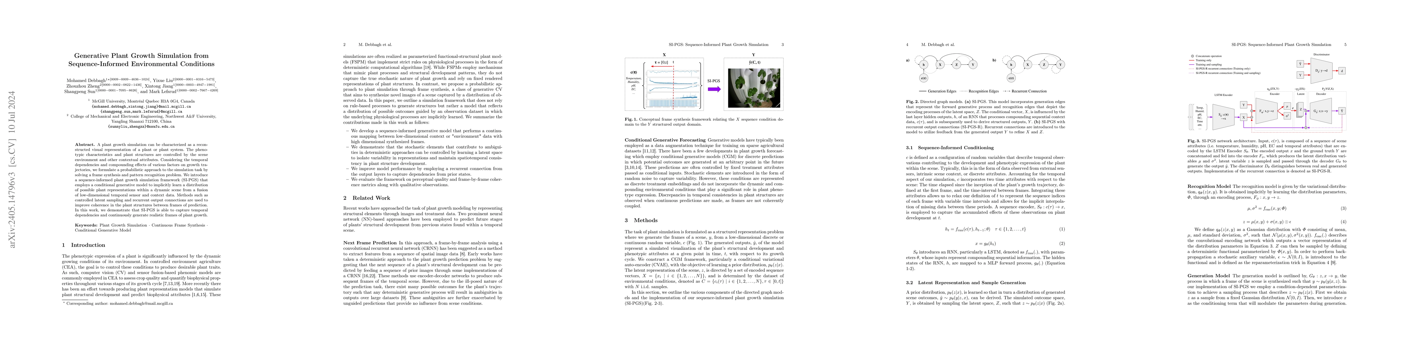 Thumbnail for Generative Plant Growth Simulation from Sequence-Informed Environmental
  Conditions