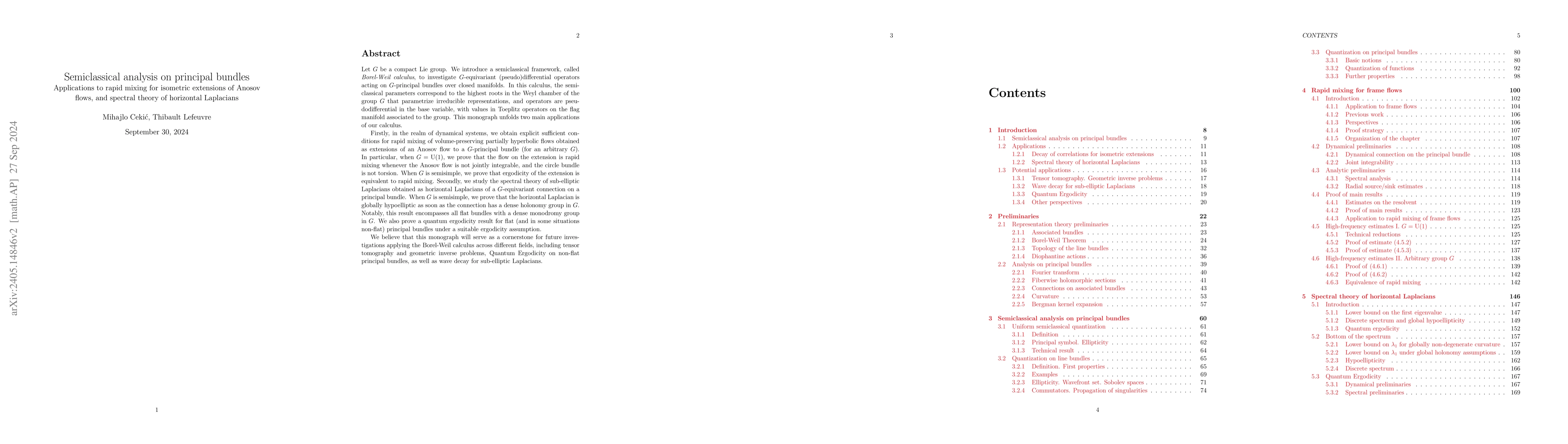 Thumbnail for Semiclassical analysis on principal bundles
