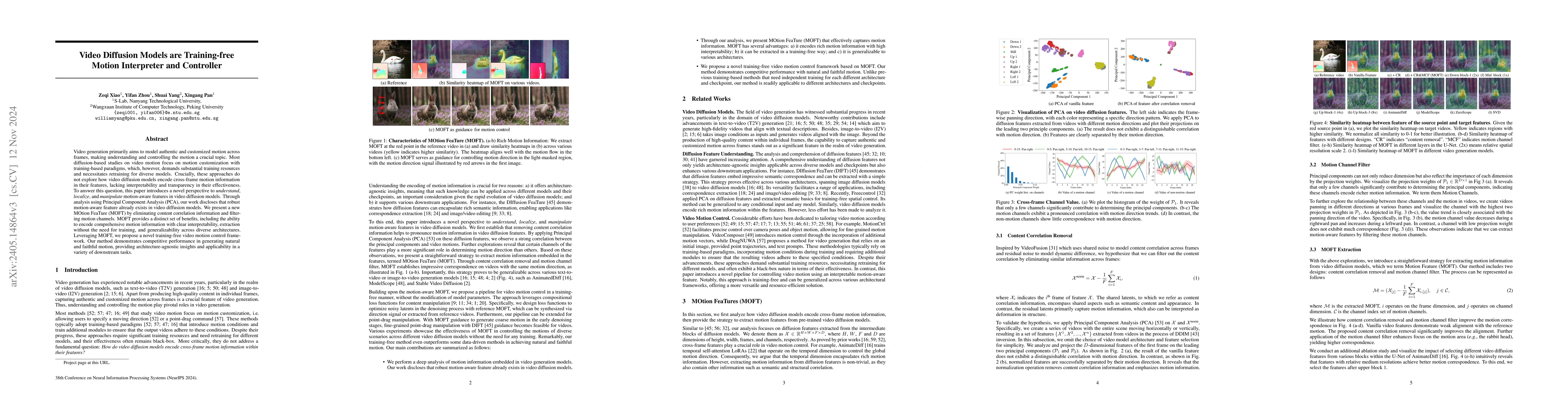 Thumbnail for Video Diffusion Models are Training-free Motion Interpreter and
  Controller