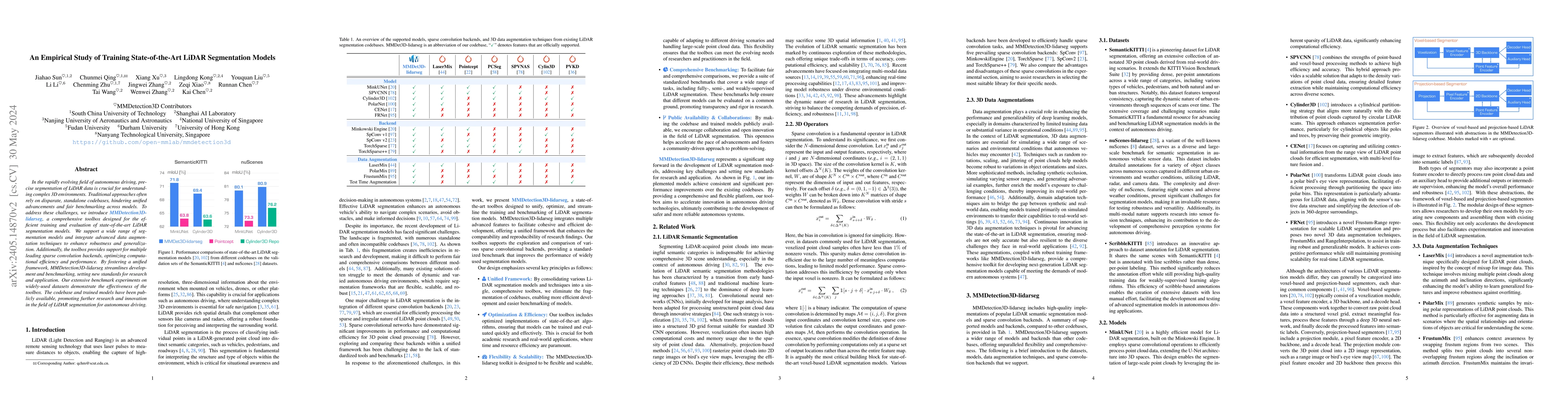 Thumbnail for An Empirical Study of Training State-of-the-Art LiDAR Segmentation
  Models