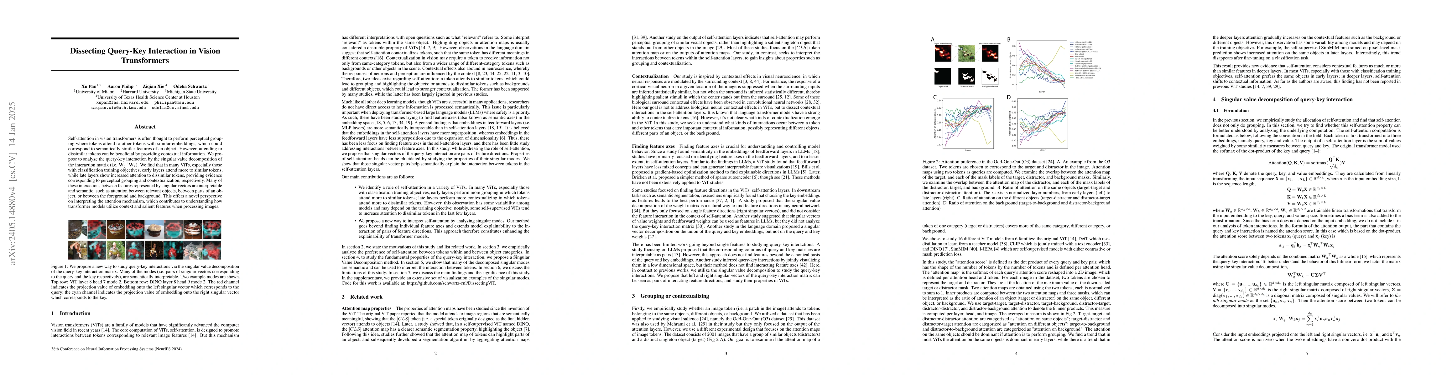 Thumbnail for Dissecting Query-Key Interaction in Vision Transformers