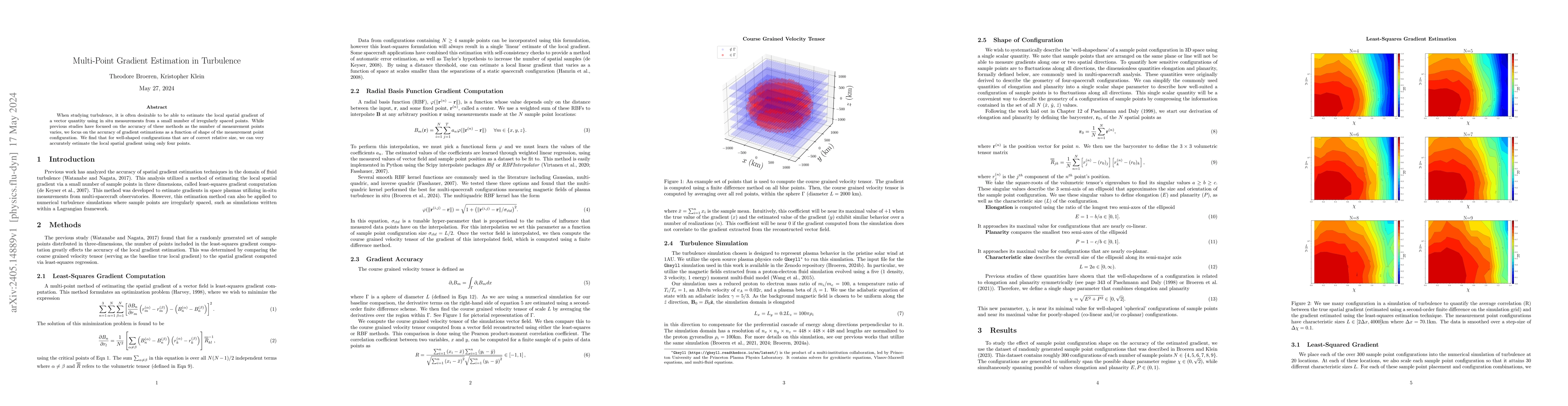 Thumbnail for Multi-Point Gradient Estimation in Turbulence