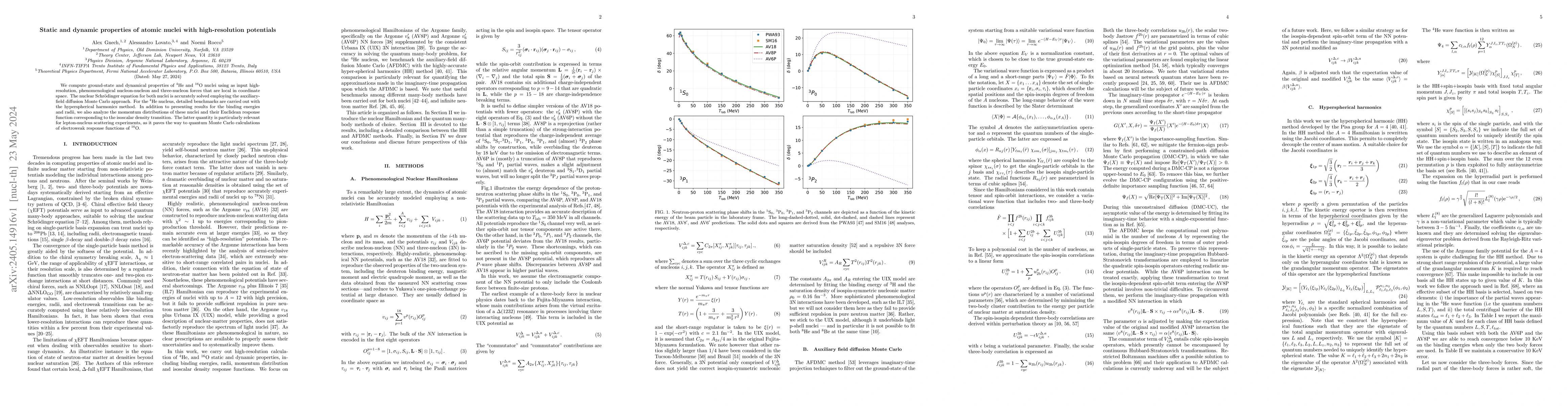 Thumbnail for Static and dynamic properties of atomic nuclei with high-resolution
  potentials