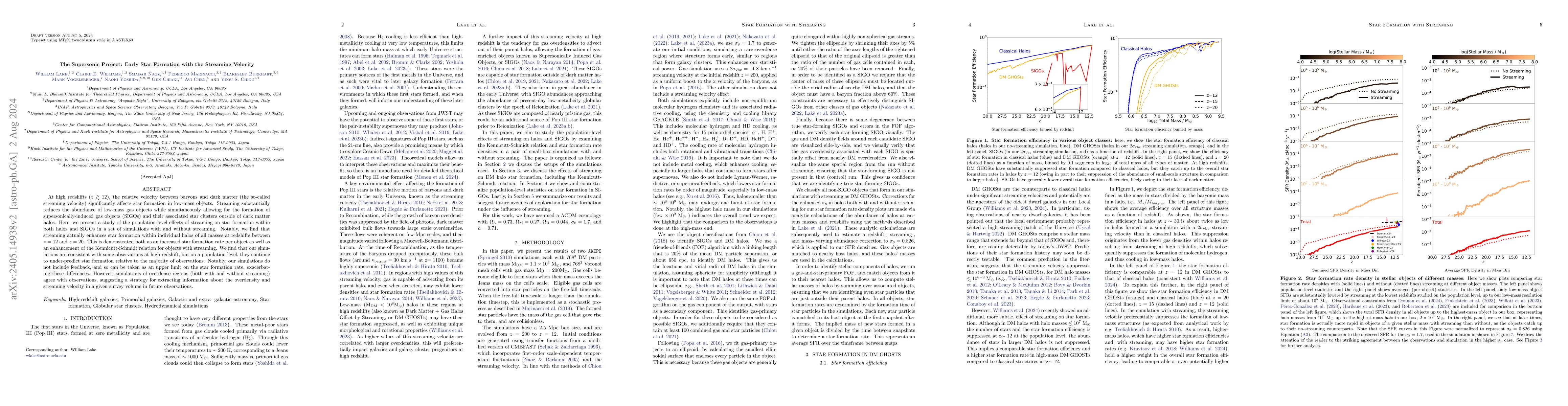 Thumbnail for The Supersonic Project: Early Star Formation with the Streaming Velocity