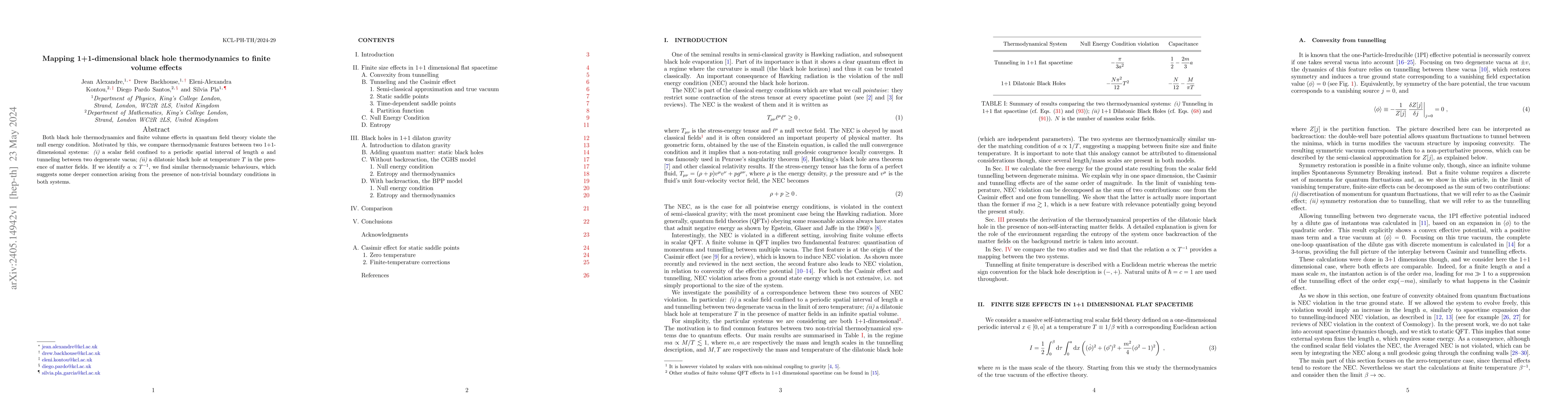 Thumbnail for Mapping 1+1-dimensional black hole thermodynamics to finite volume
  effects