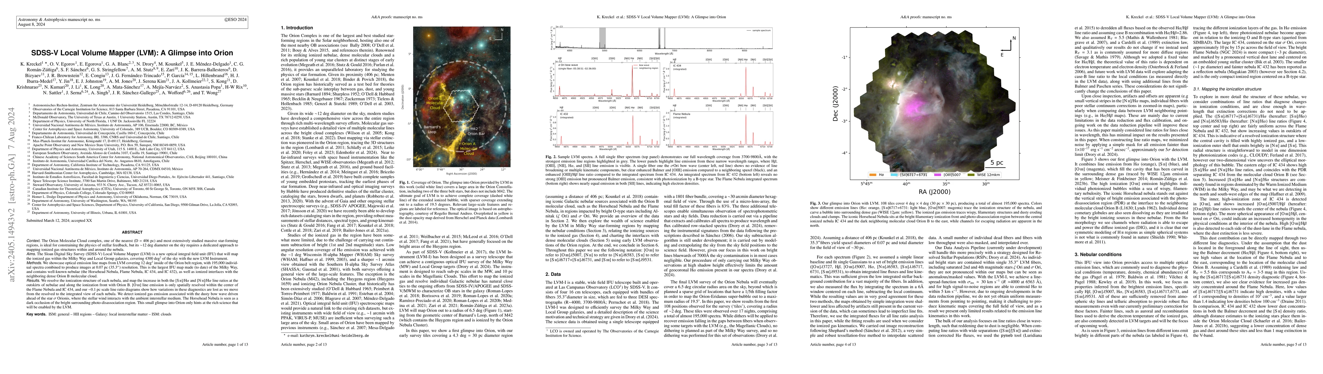 Thumbnail for SDSS-V Local Volume Mapper (LVM): A Glimpse into Orion