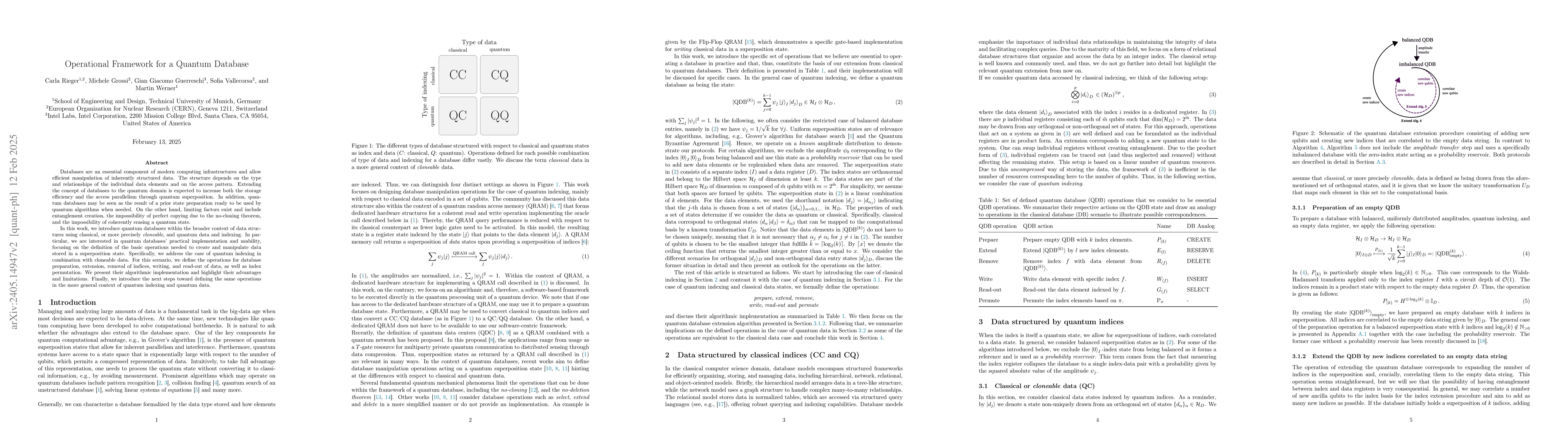 Thumbnail for Operational Framework for a Quantum Database
