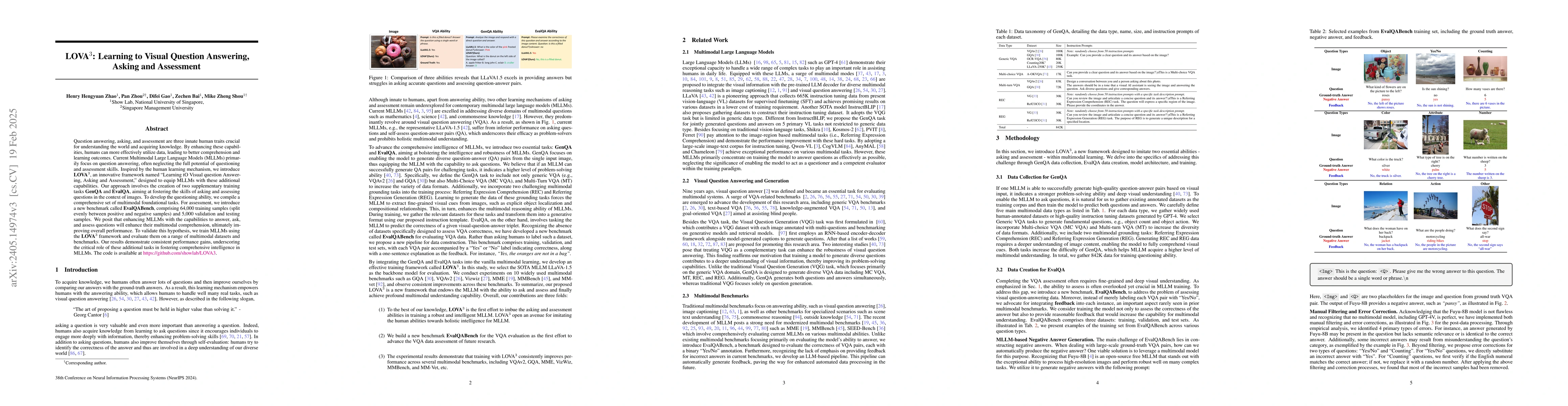 Thumbnail for LOVA3: Learning to Visual Question Answering, Asking and Assessment