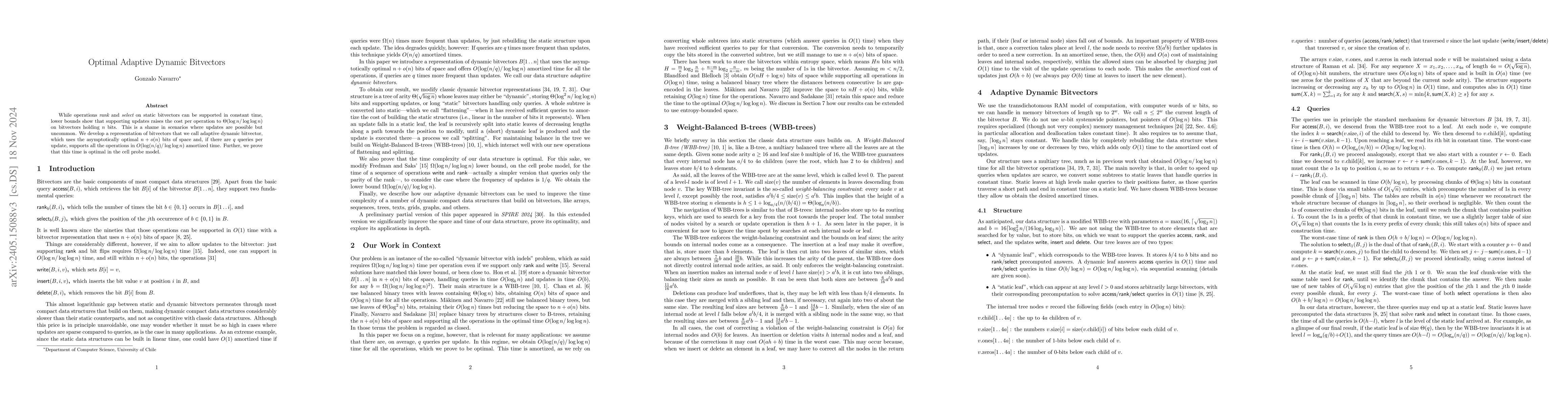 Thumbnail for Adaptive Dynamic Bitvectors