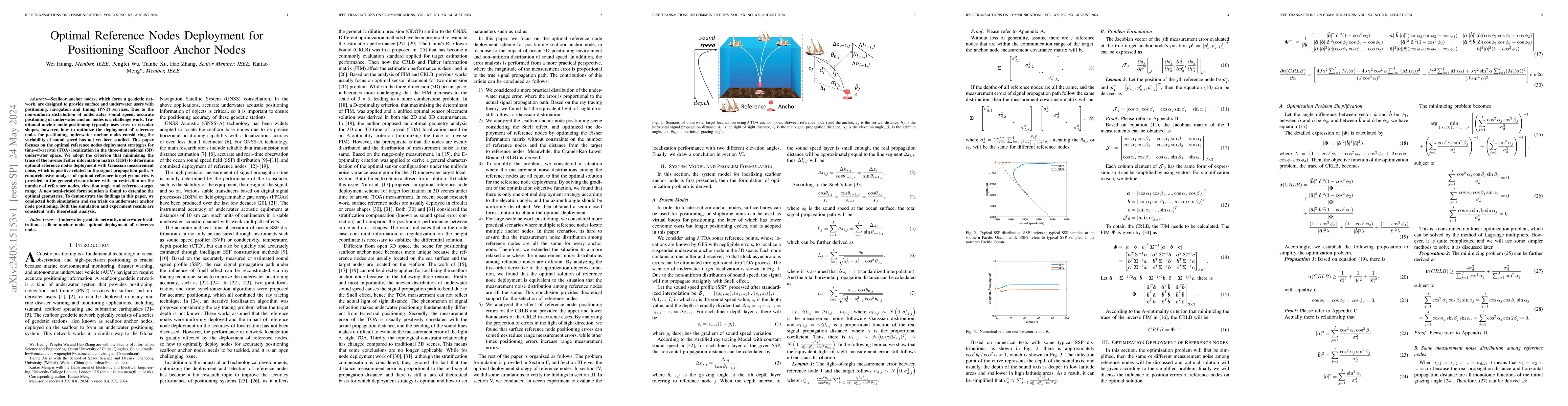 Thumbnail for Optimal Reference Nodes Deployment for Positioning Seafloor Anchor Nodes