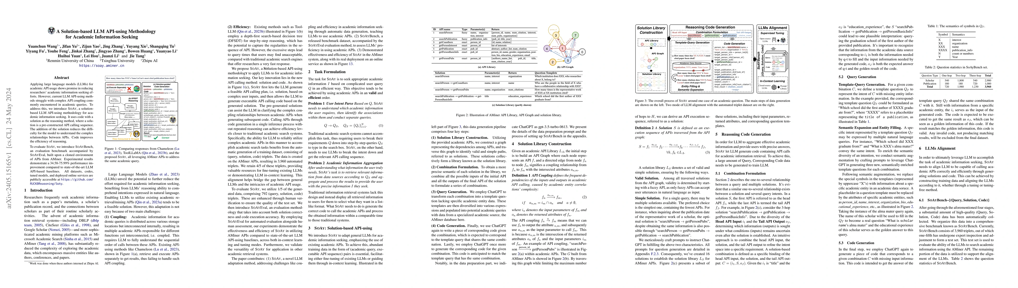 Thumbnail for A Solution-based LLM API-using Methodology for Academic Information
  Seeking