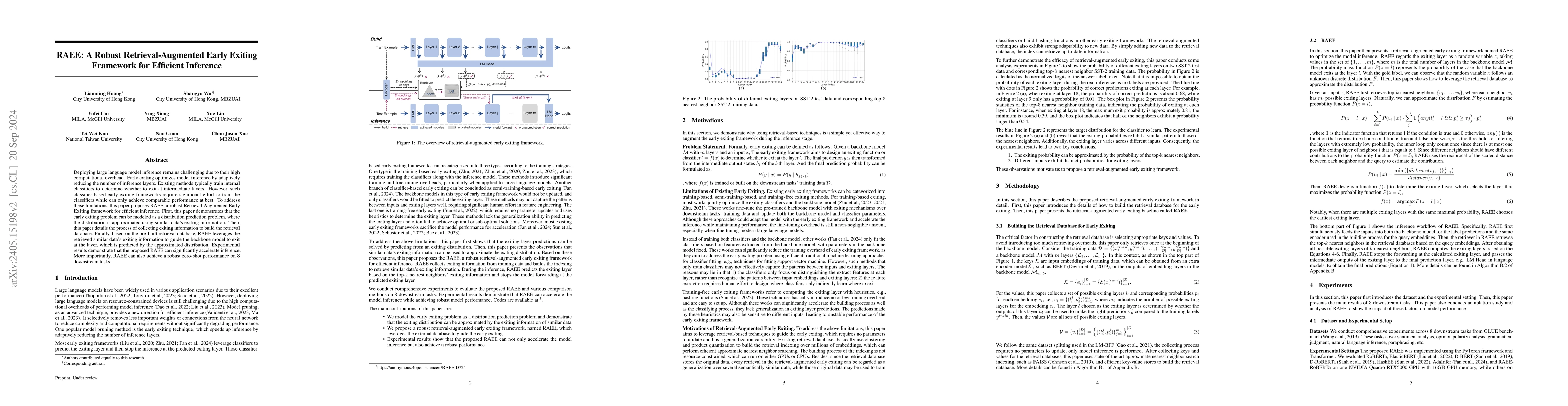 Thumbnail for RAEE: A Training-Free Retrieval-Augmented Early Exiting Framework for
  Efficient Inference