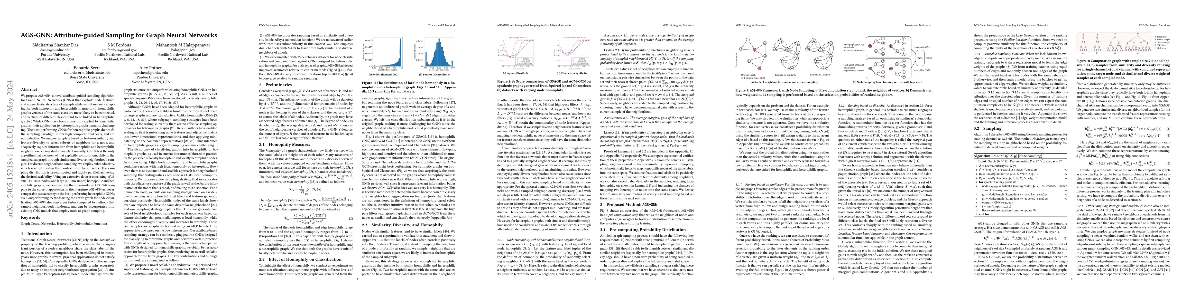 Thumbnail for AGS-GNN: Attribute-guided Sampling for Graph Neural Networks