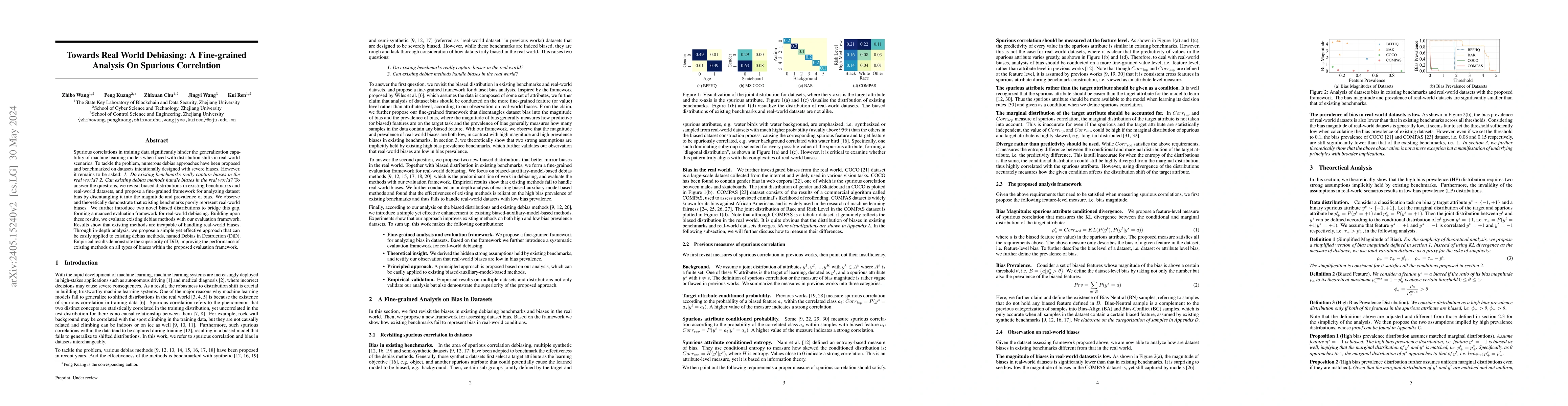 Thumbnail for Towards Real World Debiasing: A Fine-grained Analysis On Spurious
  Correlation