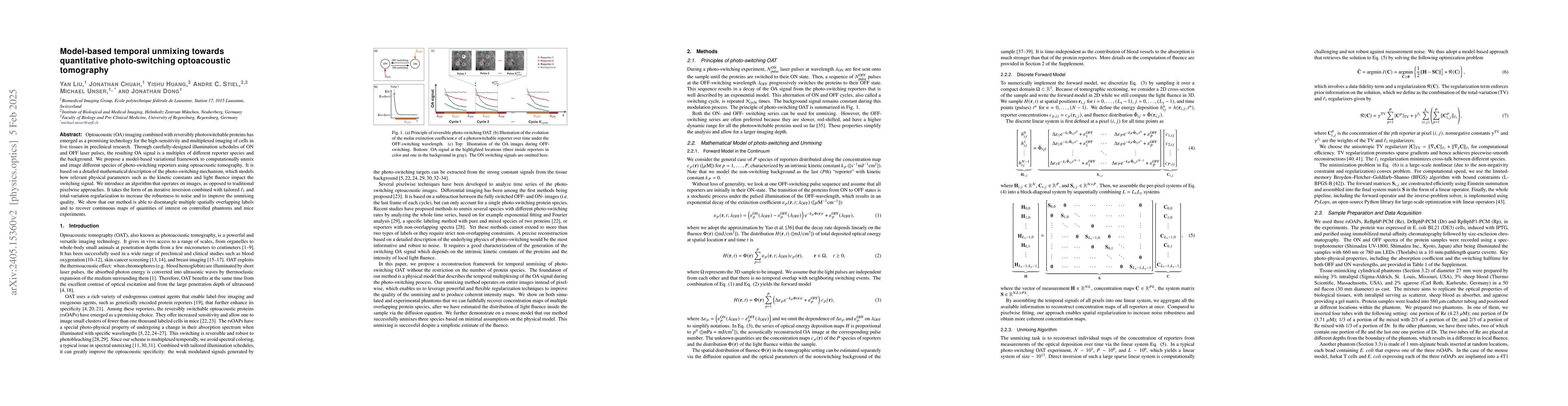 Thumbnail for Quantitative Unmixing in Photoswitching Optoacoustic Tomography