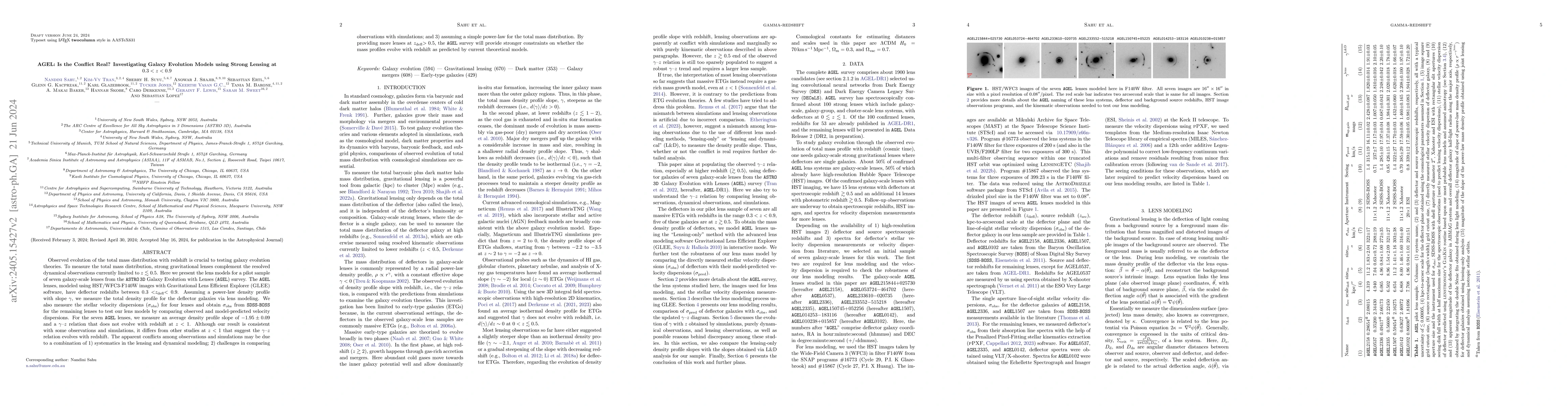Thumbnail for AGEL: Is the Conflict Real? Investigating Galaxy Evolution Models using
  Strong Lensing at 0.3 < z < 0.9