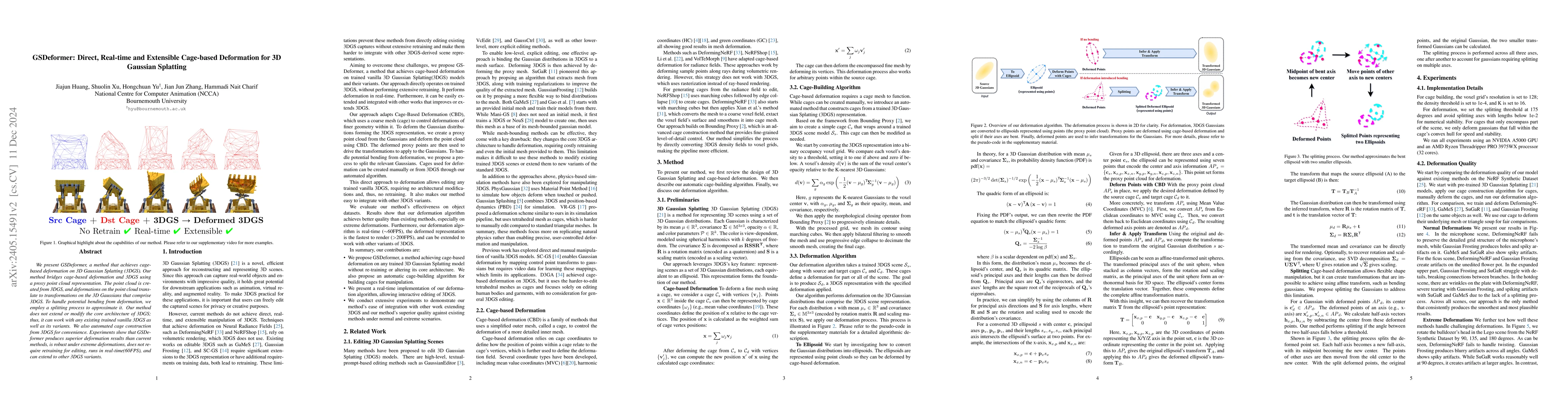 Thumbnail for GSDeformer: Direct Cage-based Deformation for 3D Gaussian Splatting