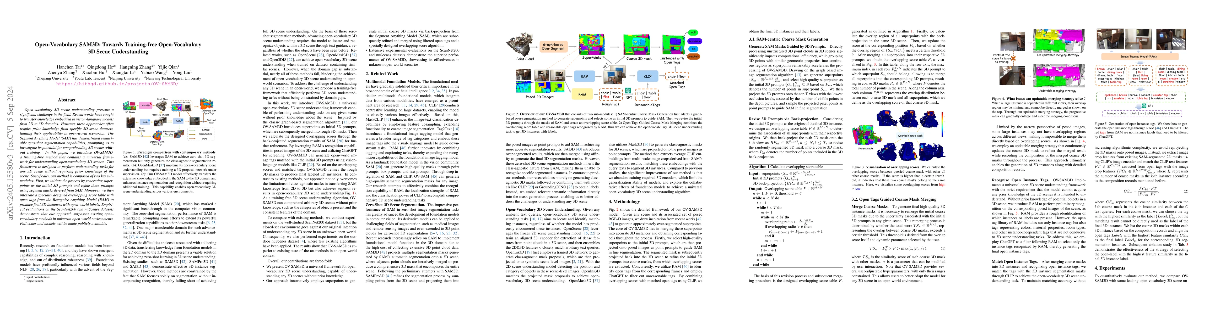 Thumbnail for Open-Vocabulary SAM3D: Understand Any 3D Scene