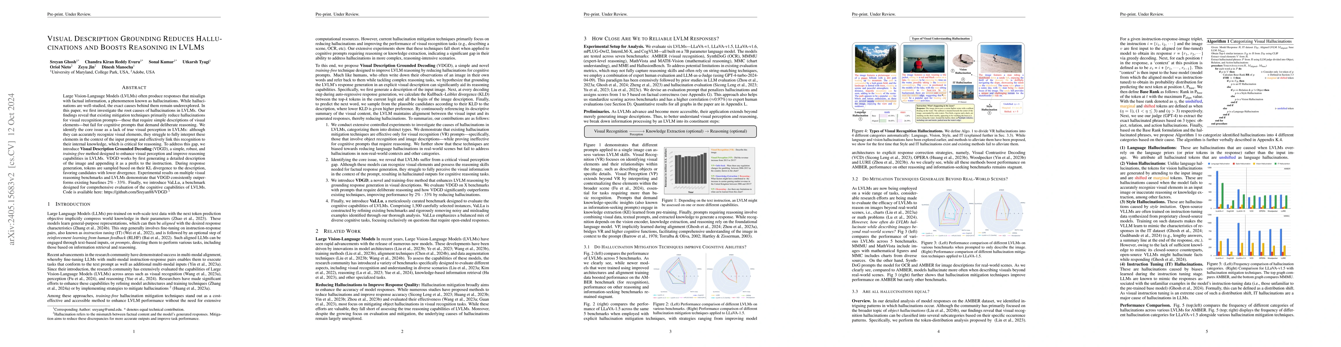 Thumbnail for VDGD: Mitigating LVLM Hallucinations in Cognitive Prompts by Bridging
  the Visual Perception Gap