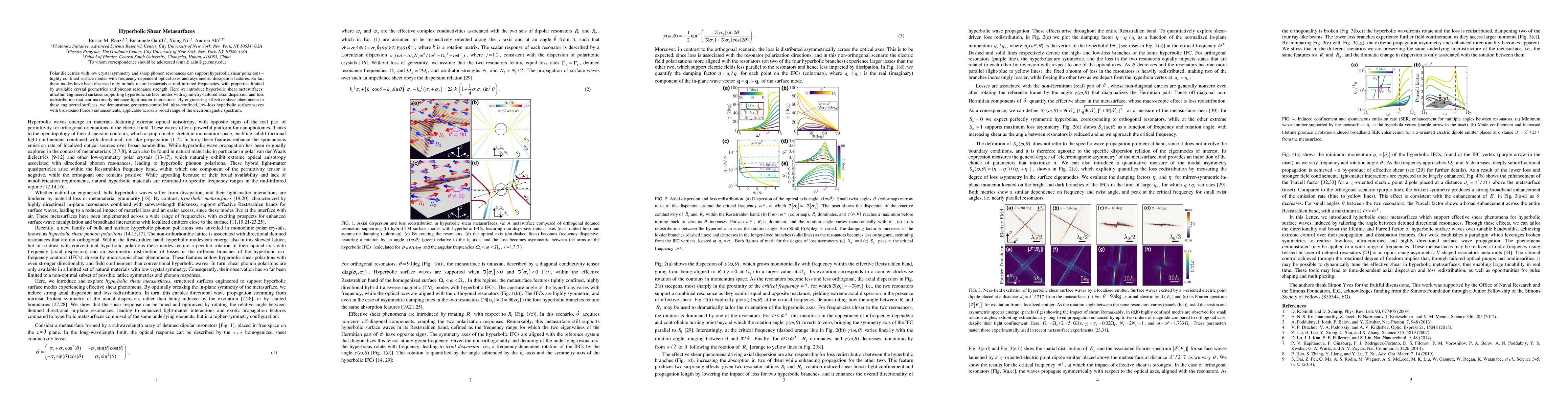 Thumbnail for Hyperbolic Shear Metasurfaces