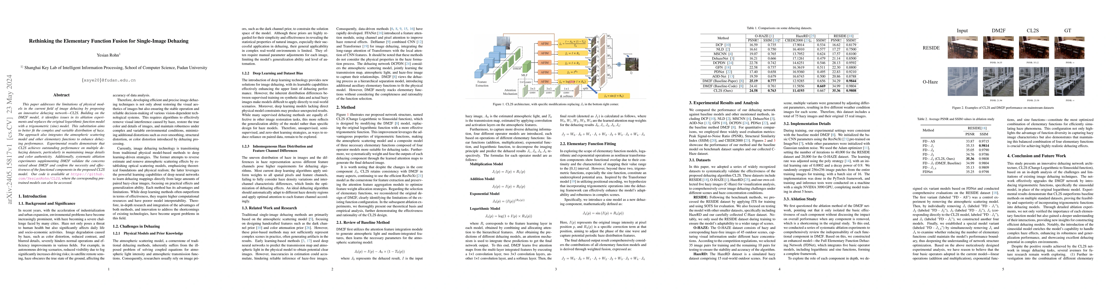 Thumbnail for Rethinking the Elementary Function Fusion for Single-Image Dehazing