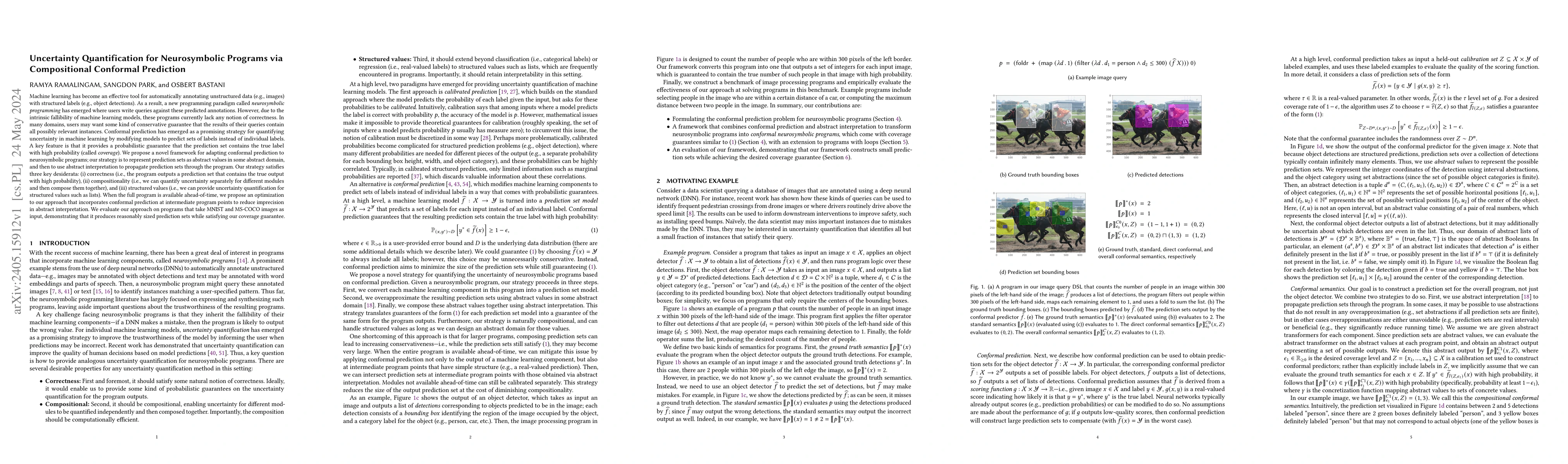 Thumbnail for Uncertainty Quantification for Neurosymbolic Programs via Compositional
  Conformal Prediction