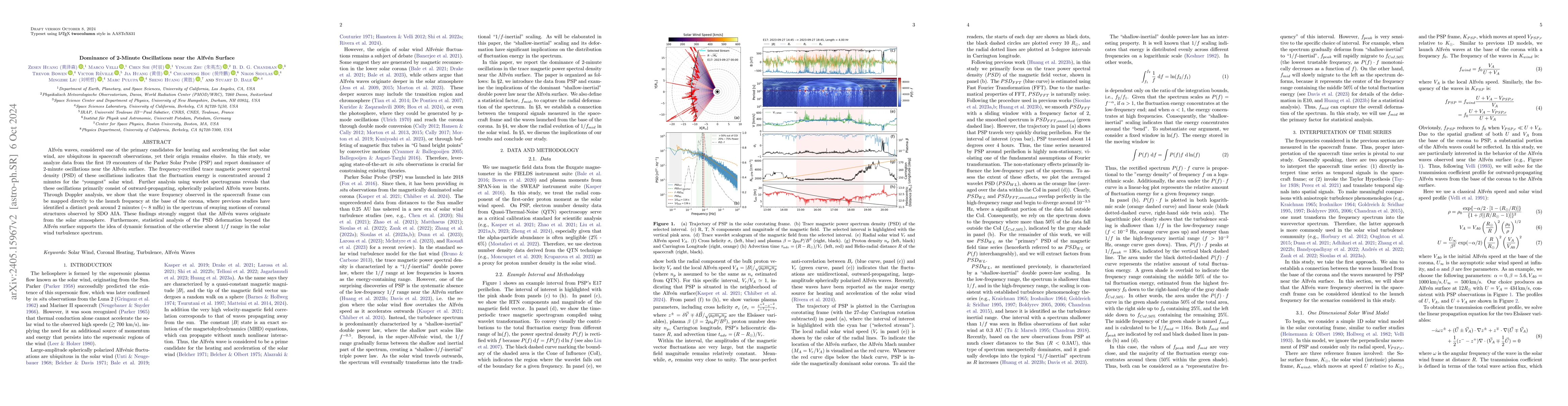 Thumbnail for 3-Minute Oscillations in the Upper Corona: Evidence from Parker Solar
  Probe