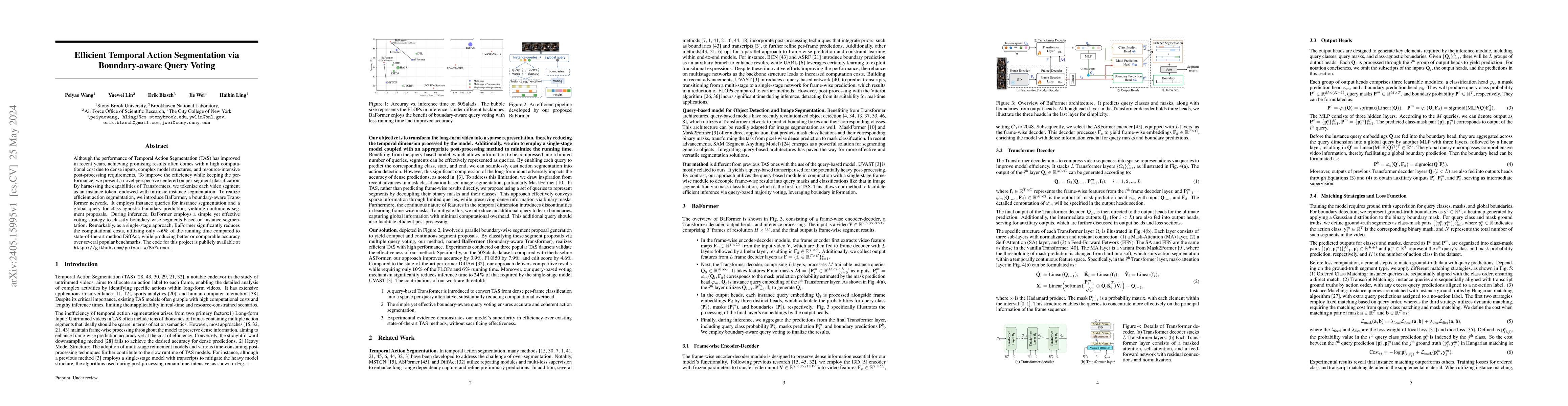 Thumbnail for Efficient Temporal Action Segmentation via Boundary-aware Query Voting