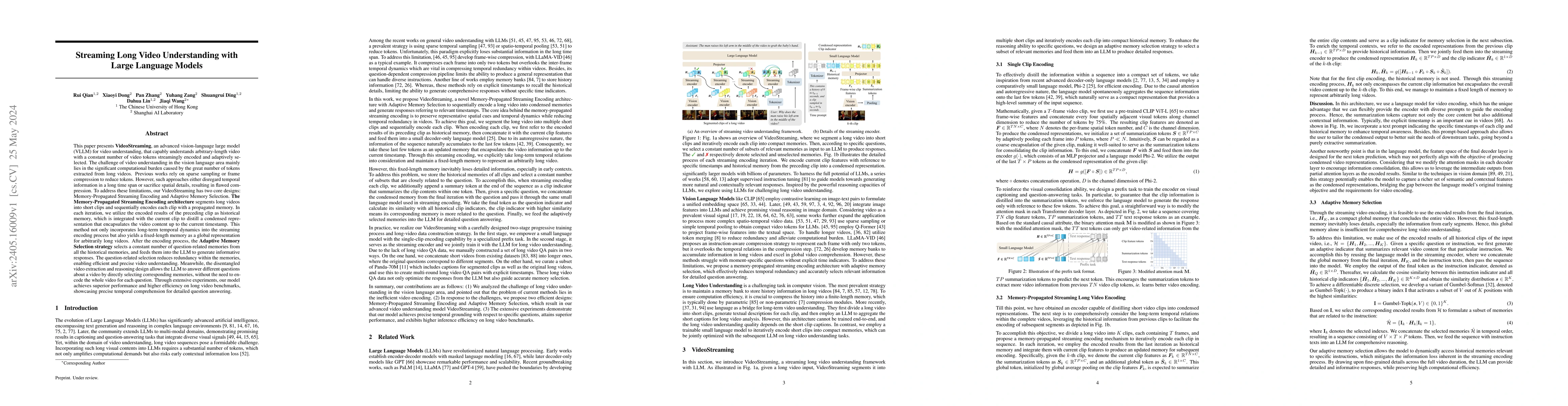 Thumbnail for Streaming Long Video Understanding with Large Language Models