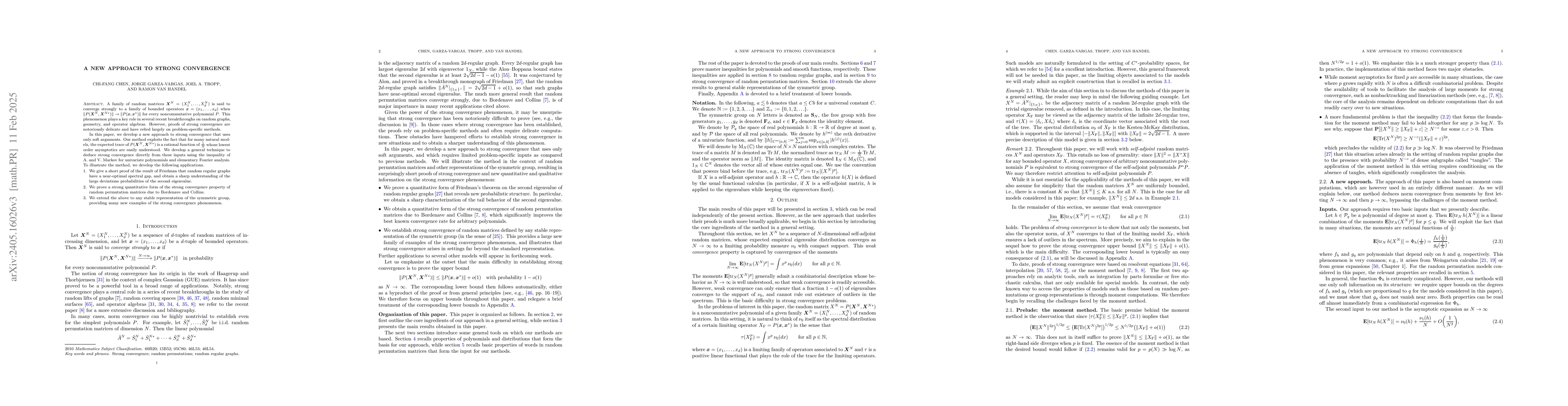 Thumbnail for A new approach to strong convergence