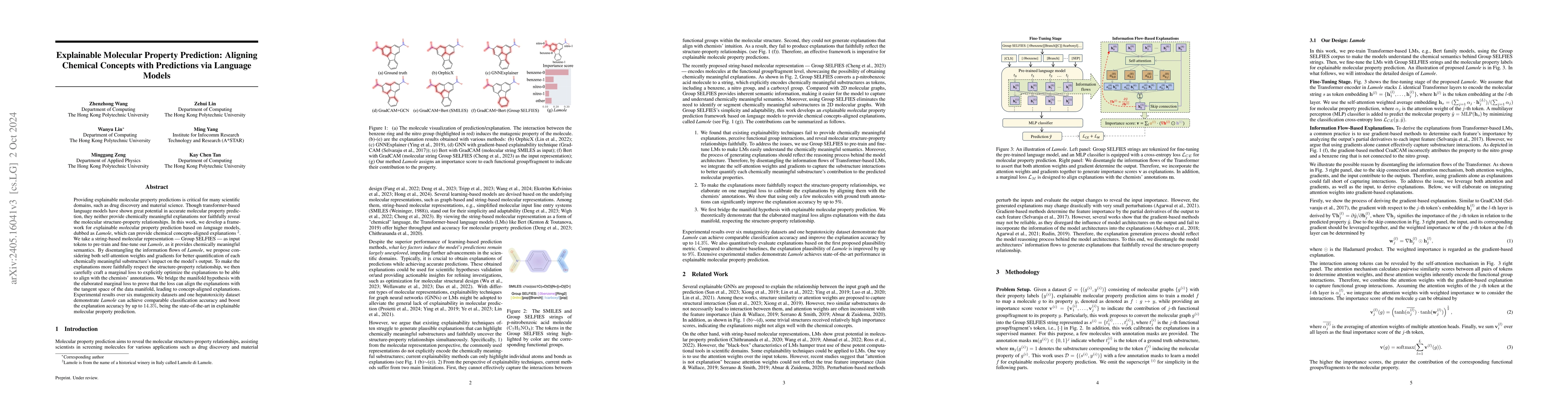 Thumbnail for Explainable Molecular Property Prediction: Aligning Chemical Concepts
  with Predictions via Language Models