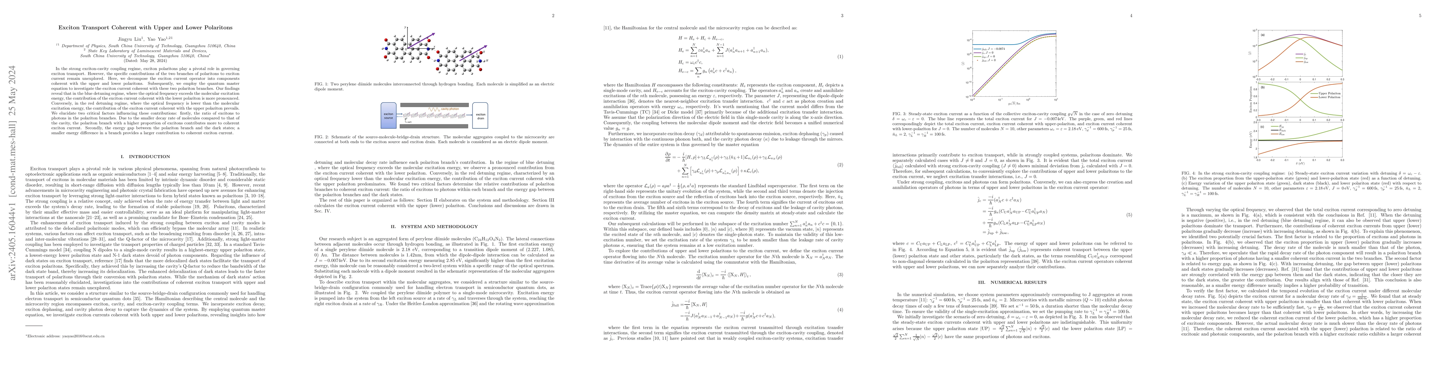 Thumbnail for Exciton Transport Coherent with Upper and Lower Polaritons