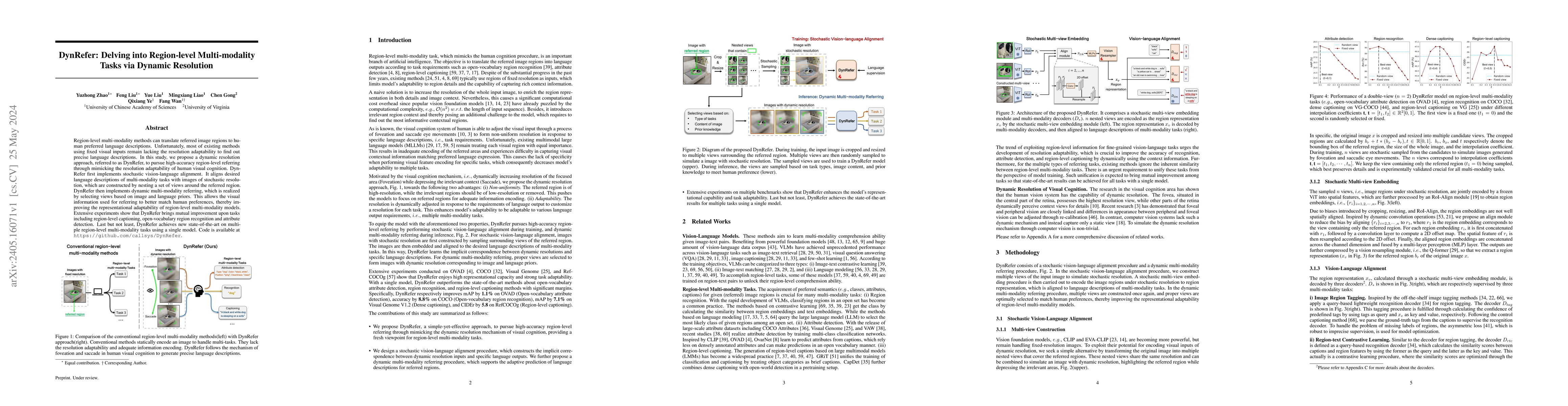 Thumbnail for DynRefer: Delving into Region-level Multi-modality Tasks via Dynamic
  Resolution